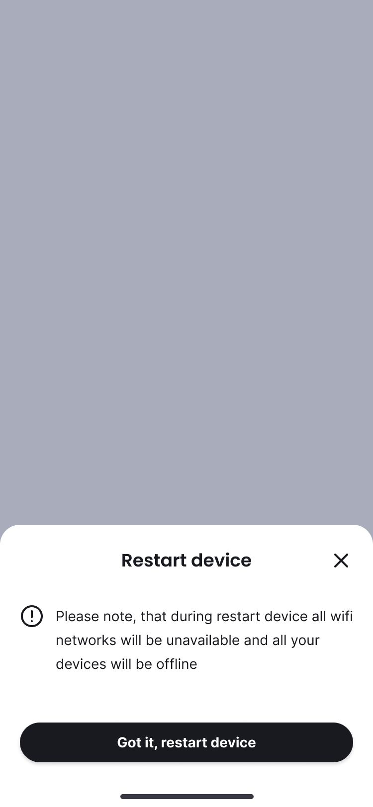Remote Node Reboot Confirmation